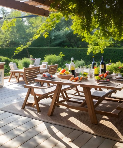 outdoorkitchen outdoor küche grill gasgril bbq smoker grillen terasse terrasse haus garten  - generative ki